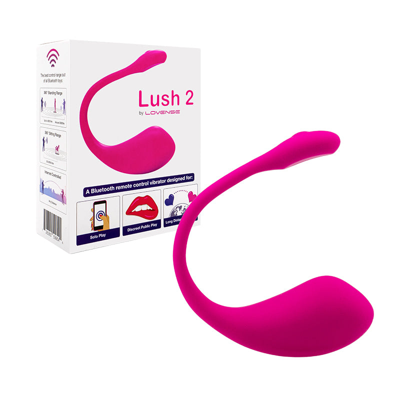 Lovense Lush 2 Bluetooth Remote-Controlled Egg Vibrator Nice & Naughty Lovense Lush 2 Bluetooth Remote-Controlled Egg Vibrator Nice & Naughty