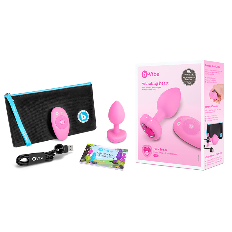 pink vibrating plug Cheeky Charms Metal Vibrating Plug
