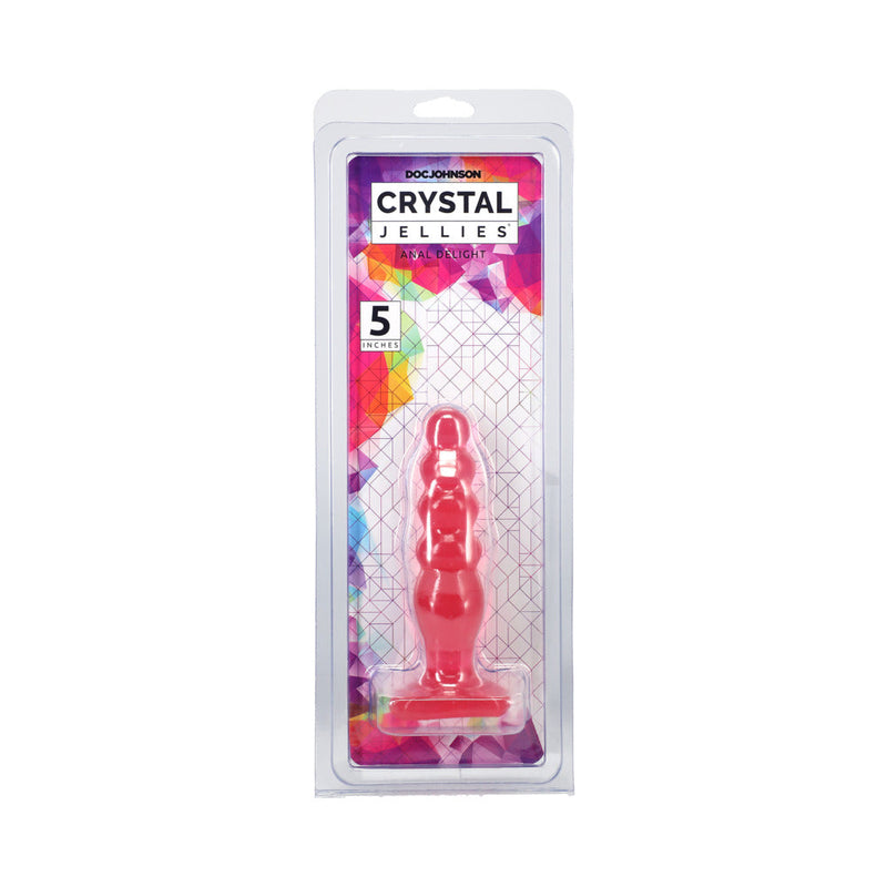 Crystal Jellies - Anal Delight Pink 5in