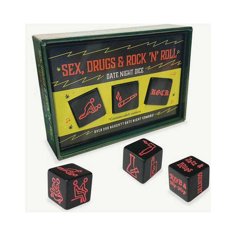 Sex, Drugs &amp; Rock n Roll Date Night Dice Game