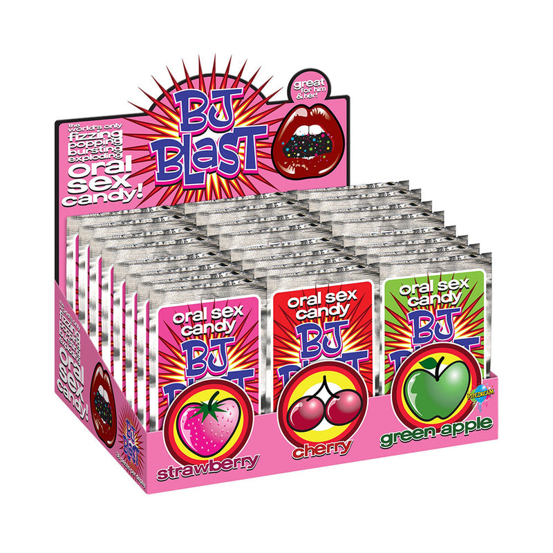 BJ Blast Oral Sex Candy Assorted 36-Piece Display (12 of each flavor)