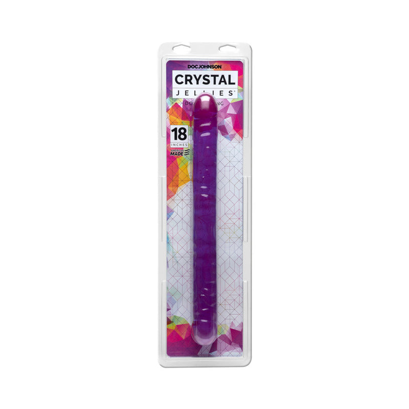 Crystal Jellies - Double Dong Purple 18in