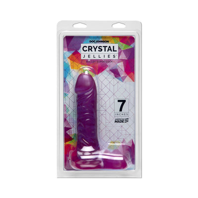 Crystal Jellies - Ballsy Super Cock Purple 7in