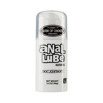 Anal Lube Natural 3.4oz Mega Pump