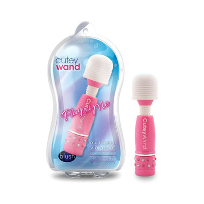 Blush Play with Me Cutey Wand Mini Vibrator Pink