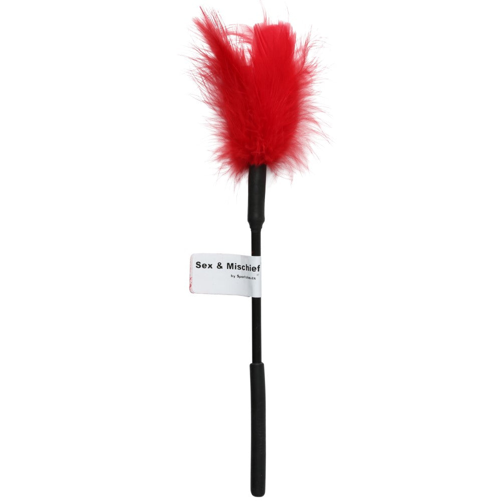 Sportsheets Sex &amp; Mischief Feather Tickler Red