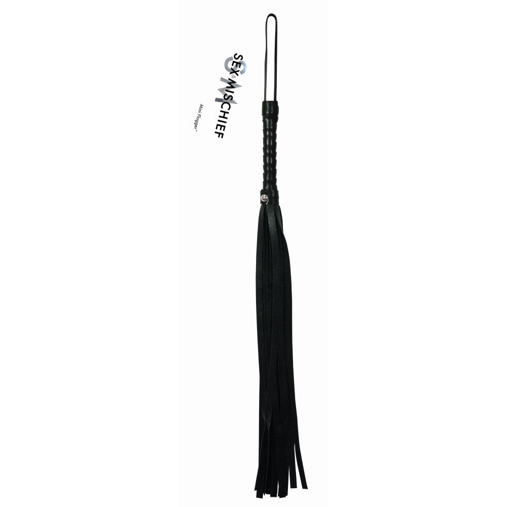 Sportsheets Sex &amp; Mischief Mini Flogger Black