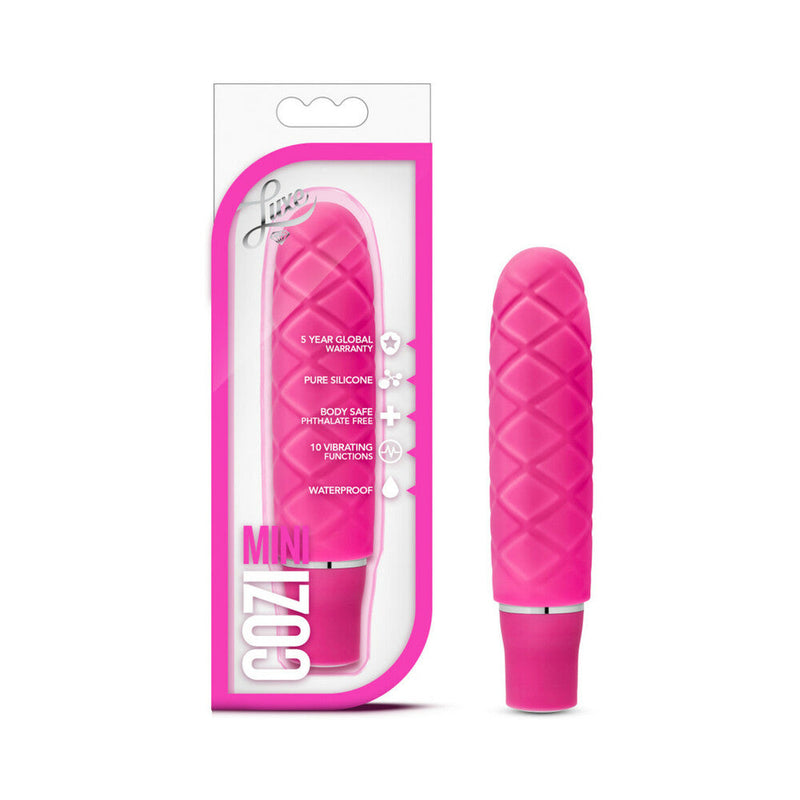 Blush Luxe Cozi Mini Silicone Slimline Vibrator Fuchsia