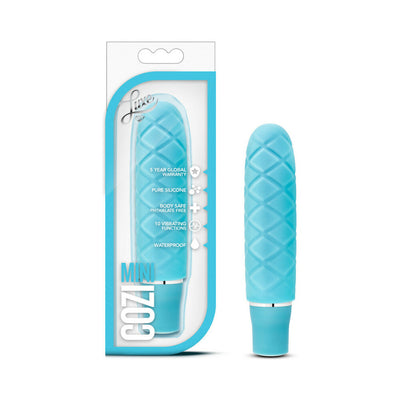 Blush Luxe Cozi Mini Silicone Slimline Vibrator Aqua