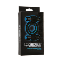 OptiMALE – Vibrating Double C-Ring Black
