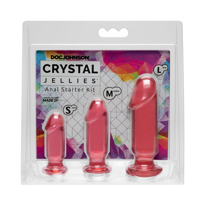 Crystal Jellies  Anal Starter Kit Pink