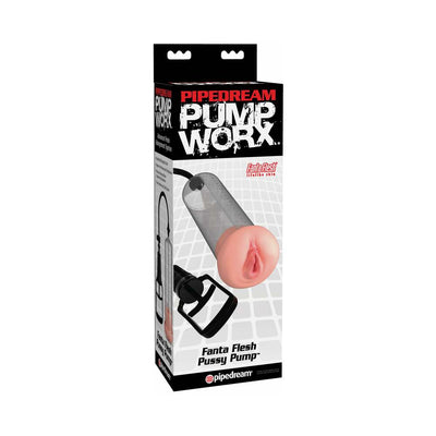 Pipedream Pump Worx Fanta Flesh Pussy Pump Beige/Clear