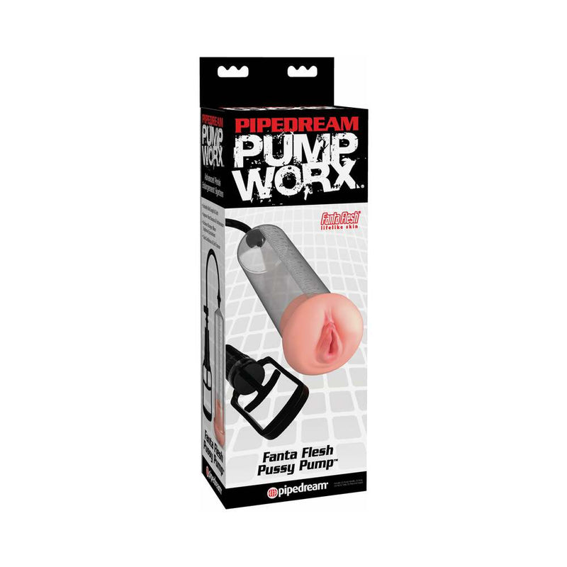 Pipedream Pump Worx Fanta Flesh Pussy Pump Beige/Clear