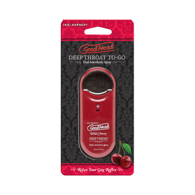 Goodhead to Go - Deep Throat Spray .33oz. Wild Cherry