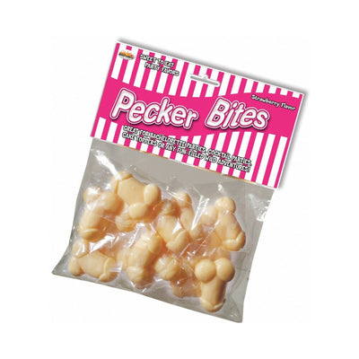 Pecker Bites Strawberry