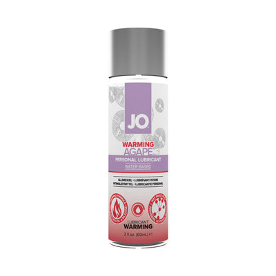 JO Agape Warming Water-Based Lubricant 2 oz.