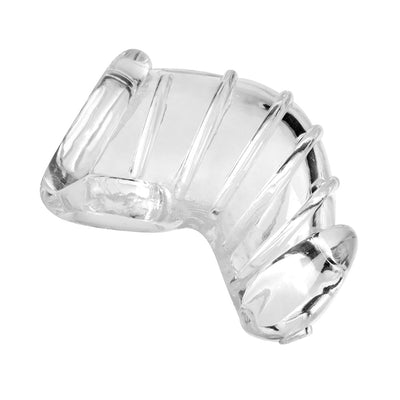 Masters Detained Soft Body Chastity Cage (Clear)