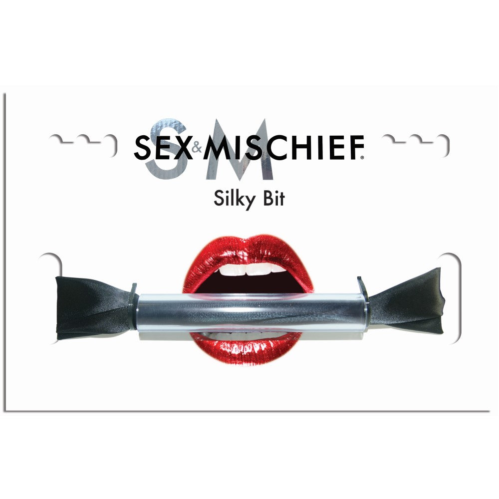 Sportsheets Sex &amp; Mischief Silky Bit Gag Black