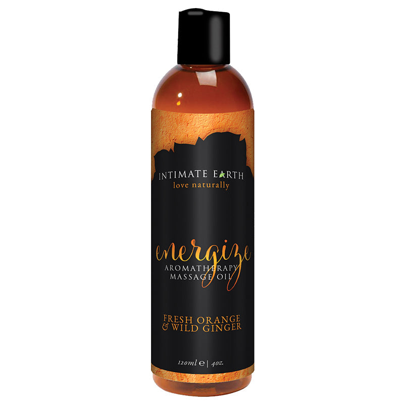 Intimate Earth Energize Massage Oil 120 ml/4 oz