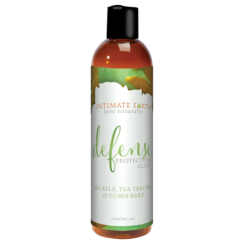 Intimate Earth Defense Protection Glide with Sea Kelp, Tea Tree Oil &amp; Guava Bark 4 oz.