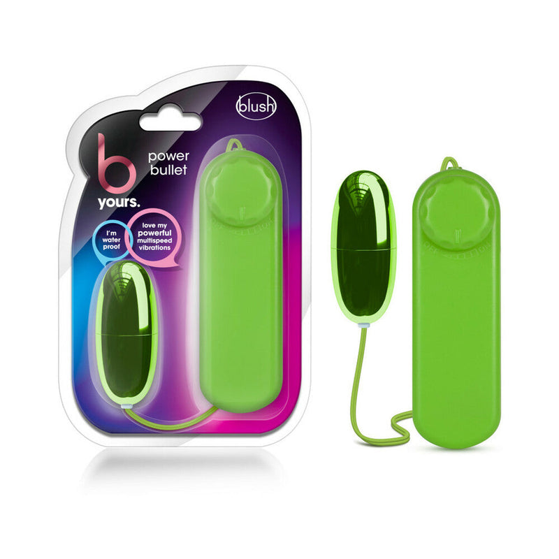 B Yours Power Bullet Remote-Controlled Egg Vibrator Lime