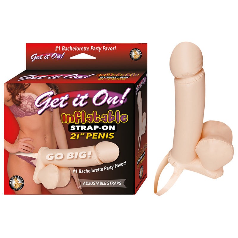 Get It On! Inflatable Strap-On 21&