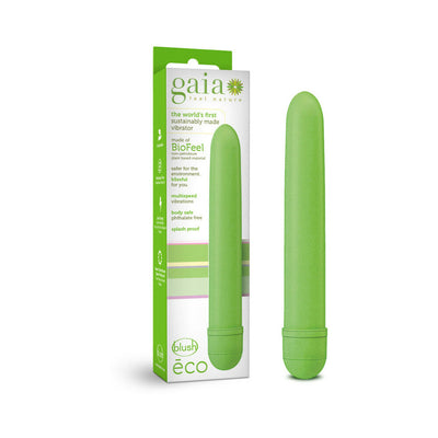 Blush Gaia Eco Slimline Vibrator Green