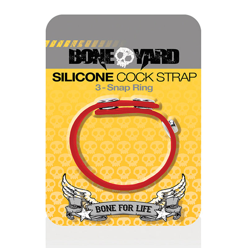 Boneyard Cock Strap Red