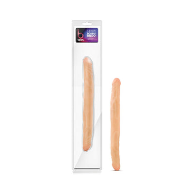 Blush B Yours 14 in. Double Dildo Beige