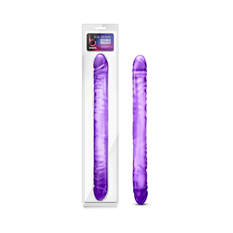 Blush B Yours 18 in. Double Dildo Purple