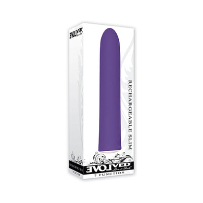 Evolved Rechargeable Sli mline Vibrator Purple