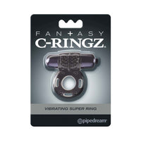 Pipedream Fantasy C-Ringz Vibrating Super Ring With Bullet Black