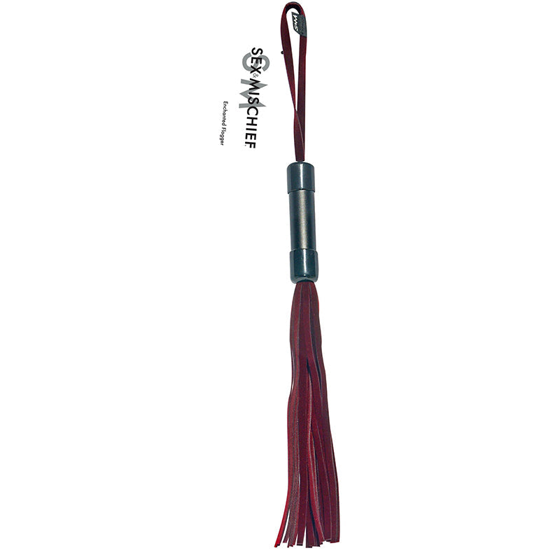 Sportsheets Sex &amp; Mischief Enchanted Flogger Burgundy