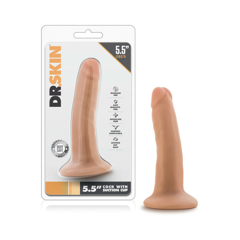 Dr. Skin Realistic 5.5 in. Dildo Beige