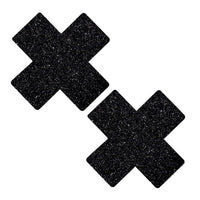 Neva Nude Pasty X Factor Glitter Black