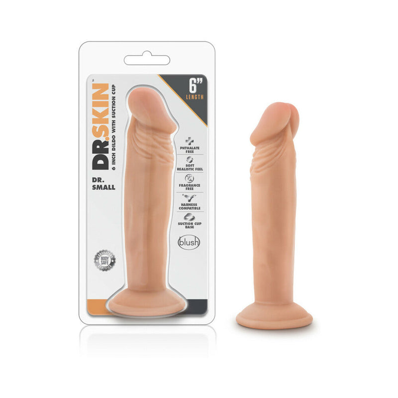 Dr. Skin Dr. Small Realistic 6 in. Dildo Beige