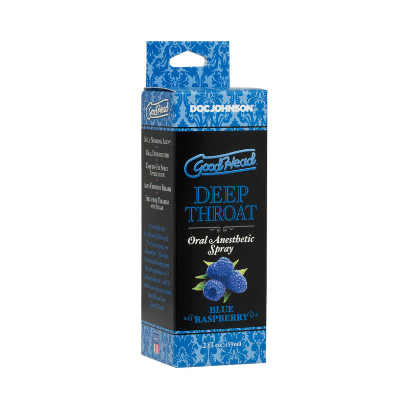 GoodHead Deep Throat Spray Blue Raspberry