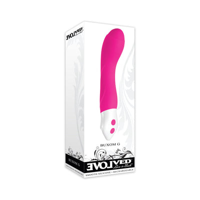 Evolved Buxom G Rechargeable Silicone G-Spot Vibrator Pink