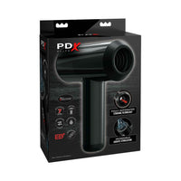PDX Elite Hydrobator Rechargeable Silicone Vibrating Aquatic Stimulation Stroker Black