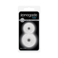 Renegade Double Stack Cock Rings 2-Pack Clear