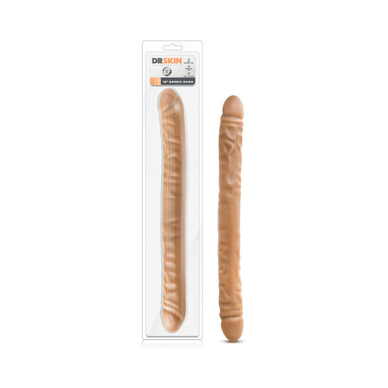 Blush Dr. Skin 18 in. Double Dildo Tan