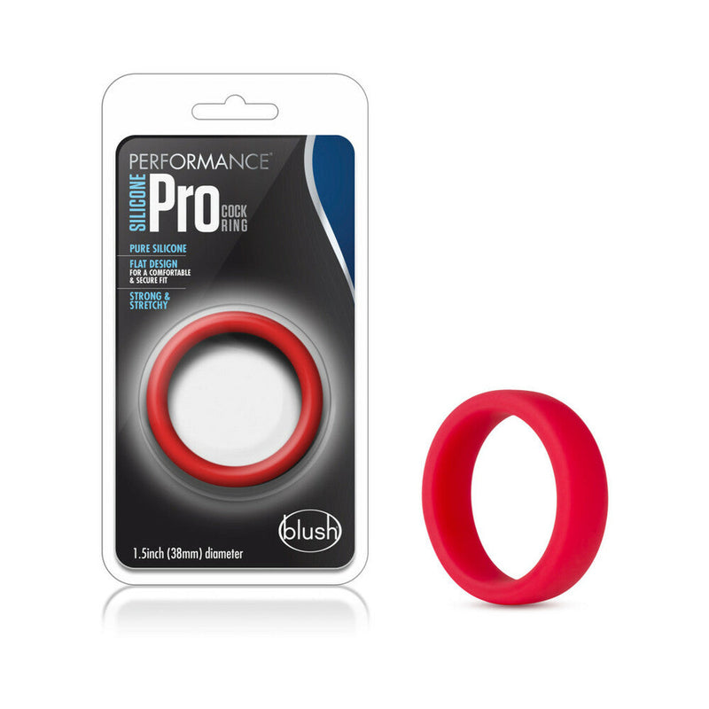 Blush Performance Silicone Go Pro Cock Ring Red