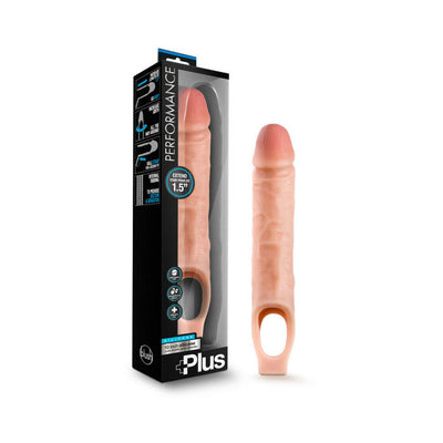 Blush Performance Plus 10 in. Silicone Cock Sheath Penis Extender Sling Beige