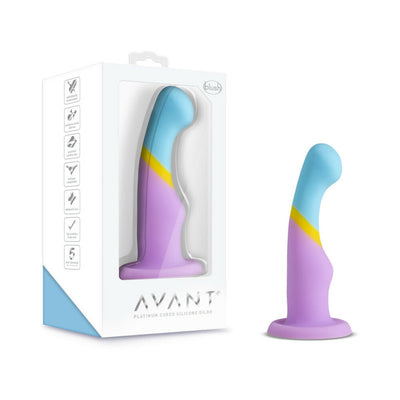 Avant D14 Heart Of Gold 6 in. Silicone Dildo Multicolor