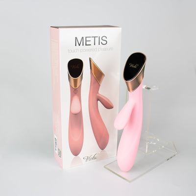 Metis Touch Panel Rabbit Vibrator Pink