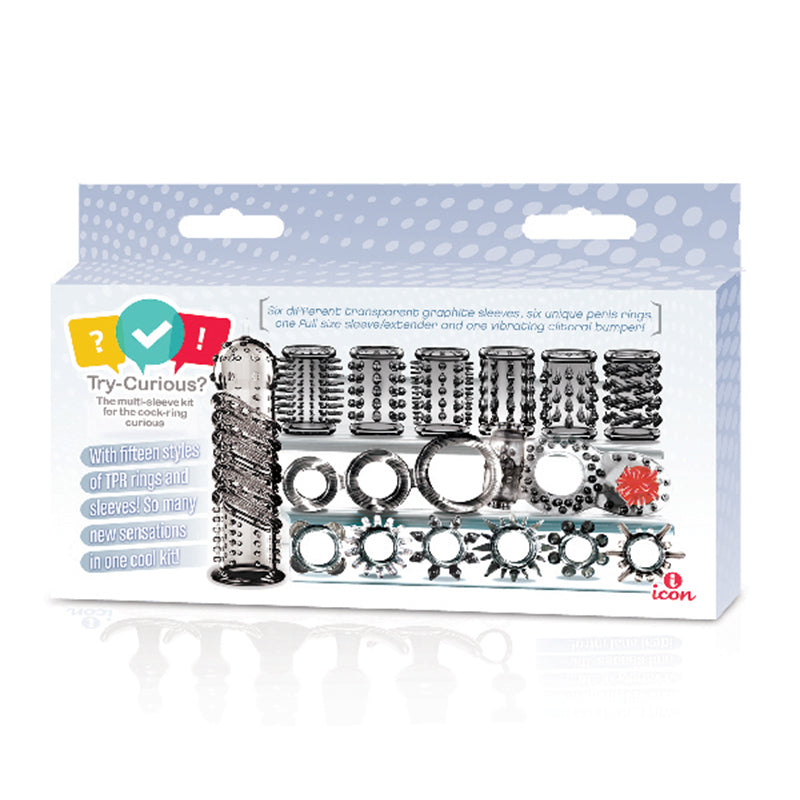 Try-Curious Cock Ring &amp; Sleeve Set