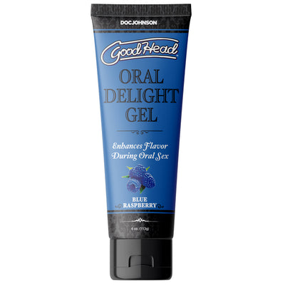 GoodHead Oral Delight Gel Blue Raspberry 4 oz. Bulk