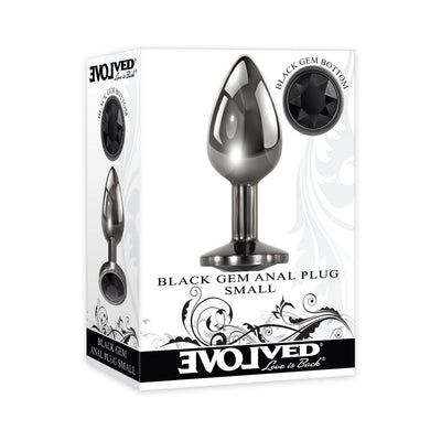 Evolved Black Gem Anal Plug Small