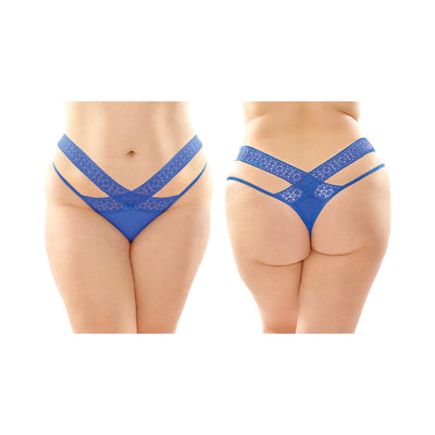 Fantasy Lingerie Daphne Microfiber Brazilian-Cut Panty 6-Pack Royal Queen