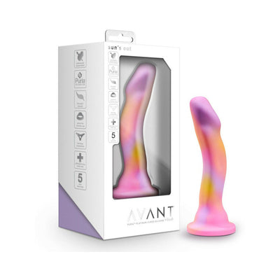 Avant Sun''s Out 7.5 in. Silicone Dildo Pink